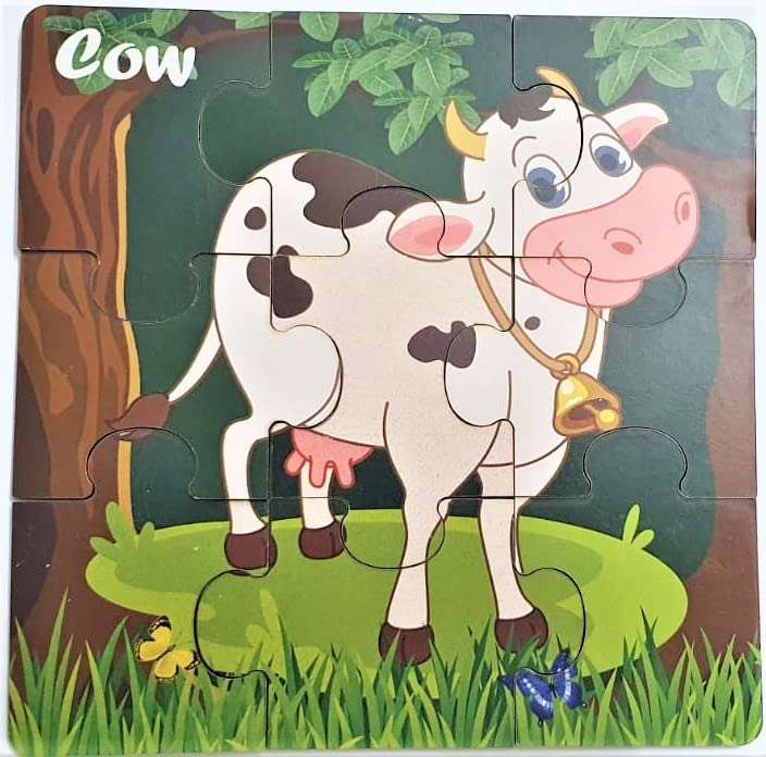 Buy Kids Jigsaw Puzzle Online, Set of 4 Cartoon Animals