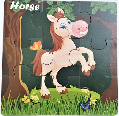 Buy Kids Jigsaw Puzzle Online, Set of 4 Cartoon Animals